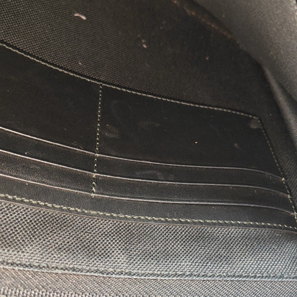 Courrier Monogram Coated Canvas Black