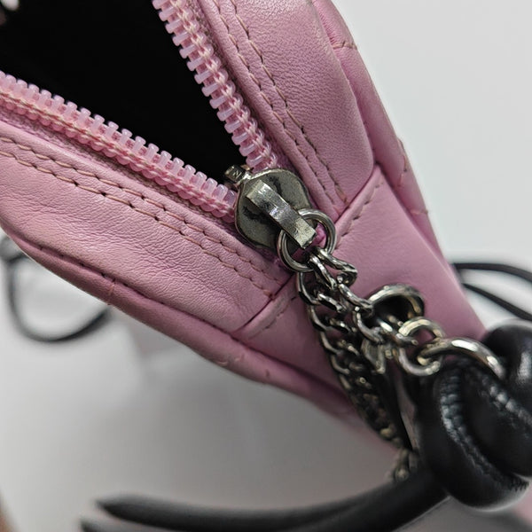 CAMBON Medium Quilted Calfskin Pink