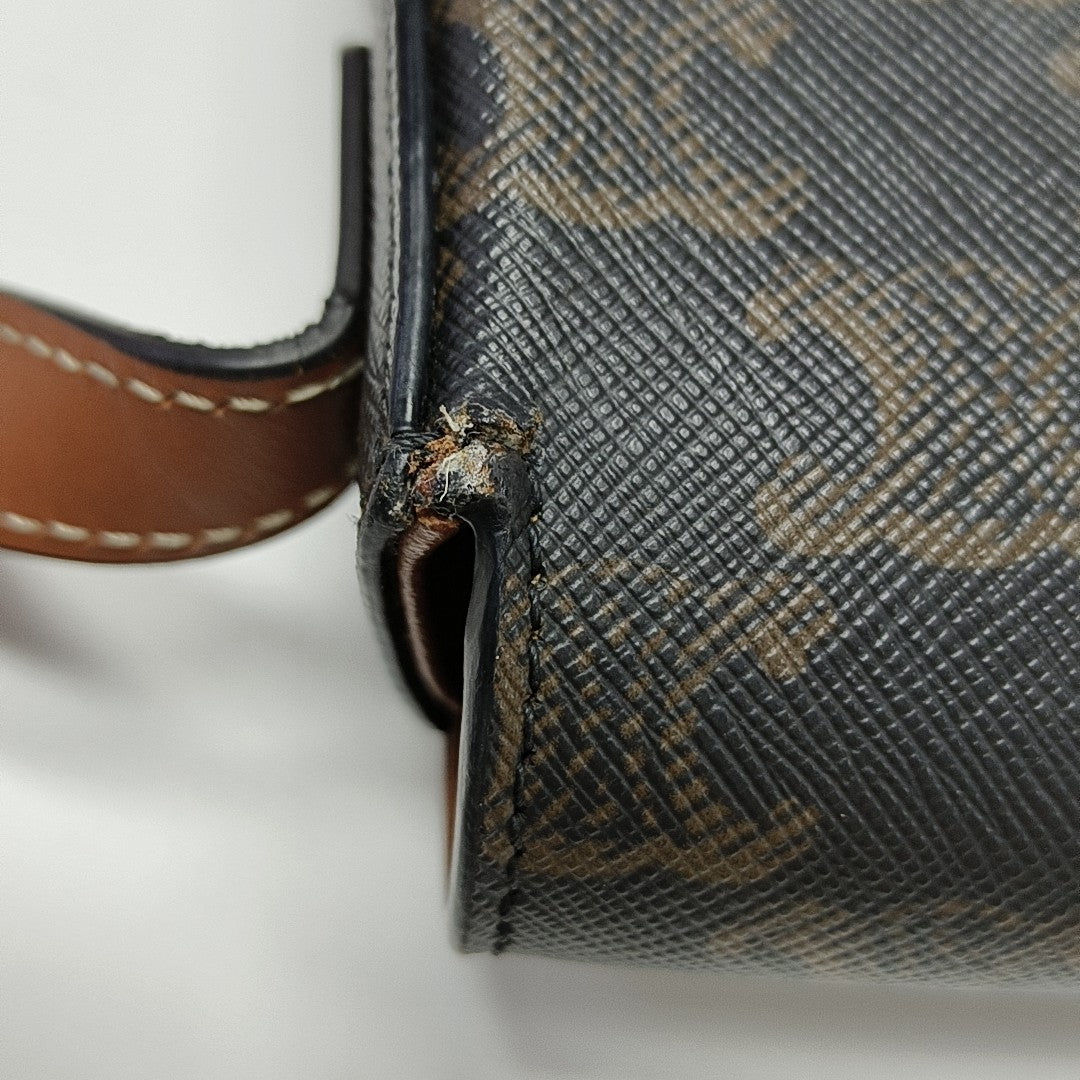 TRIOMPHE Teen Coated Canvas Black