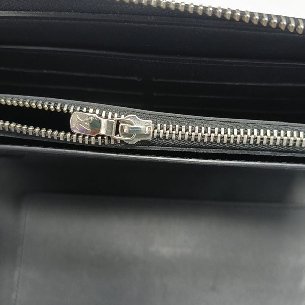 ZIPPY Damier Graphite Coated Canvas Gray