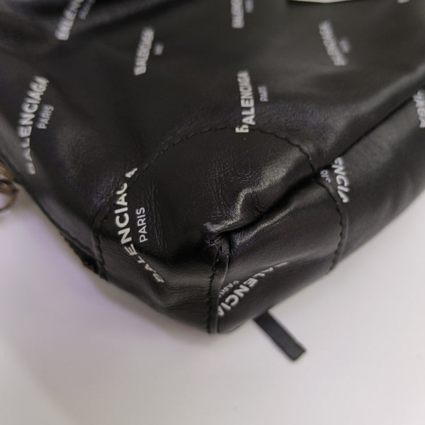 Calfskin Shoulder Bag Black
