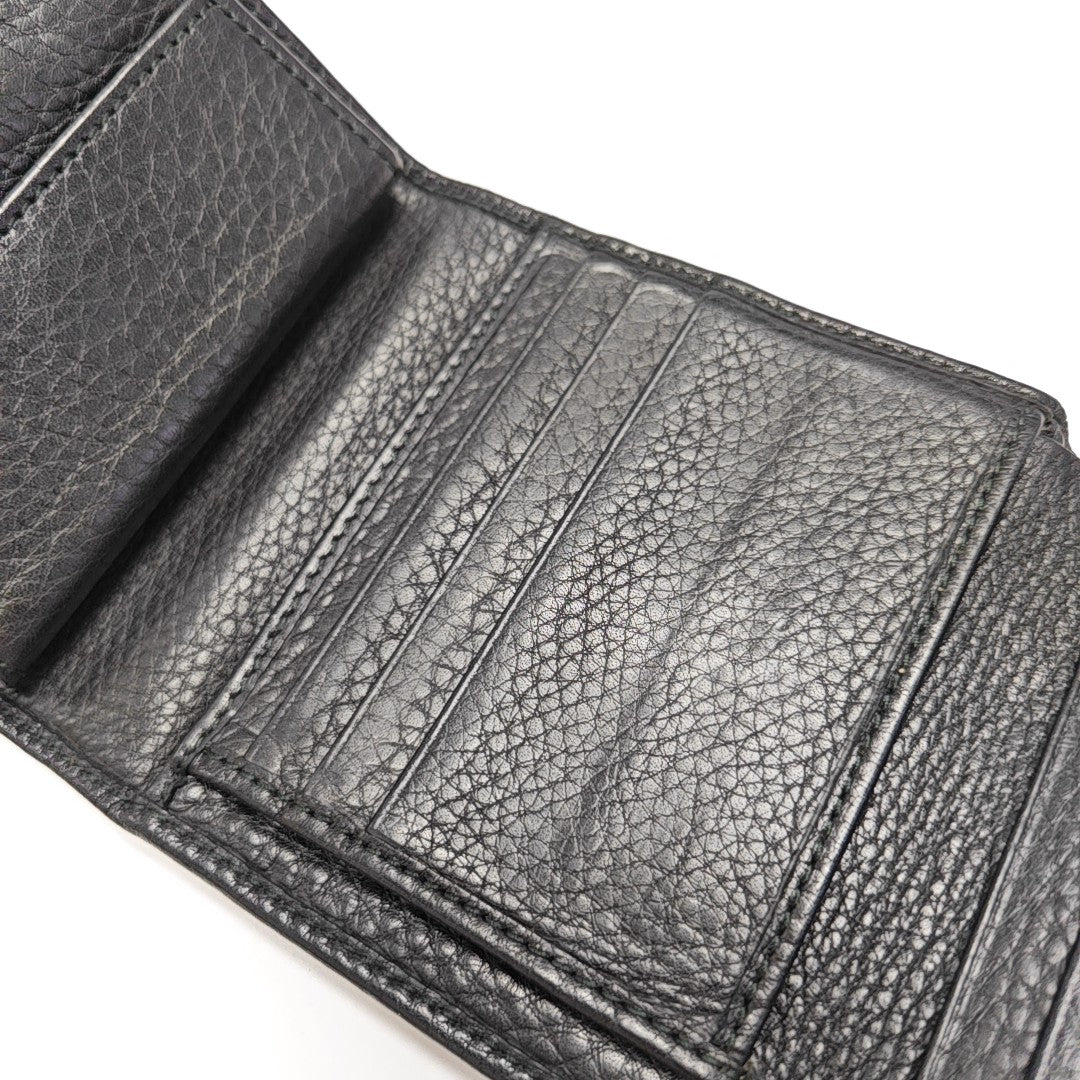 Soho Calfskin Black Wallet