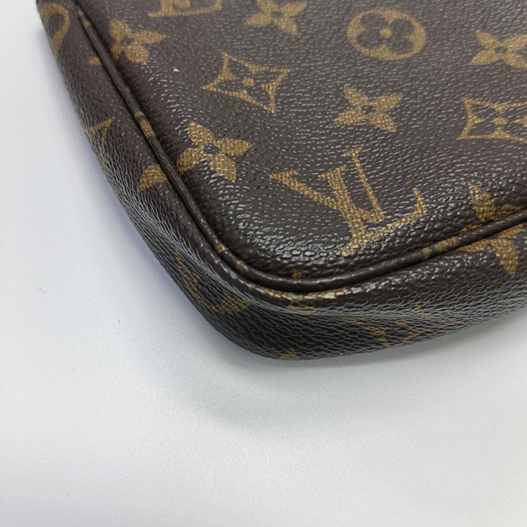 ACCESSOIRES Monogram Coated Canvas Brown