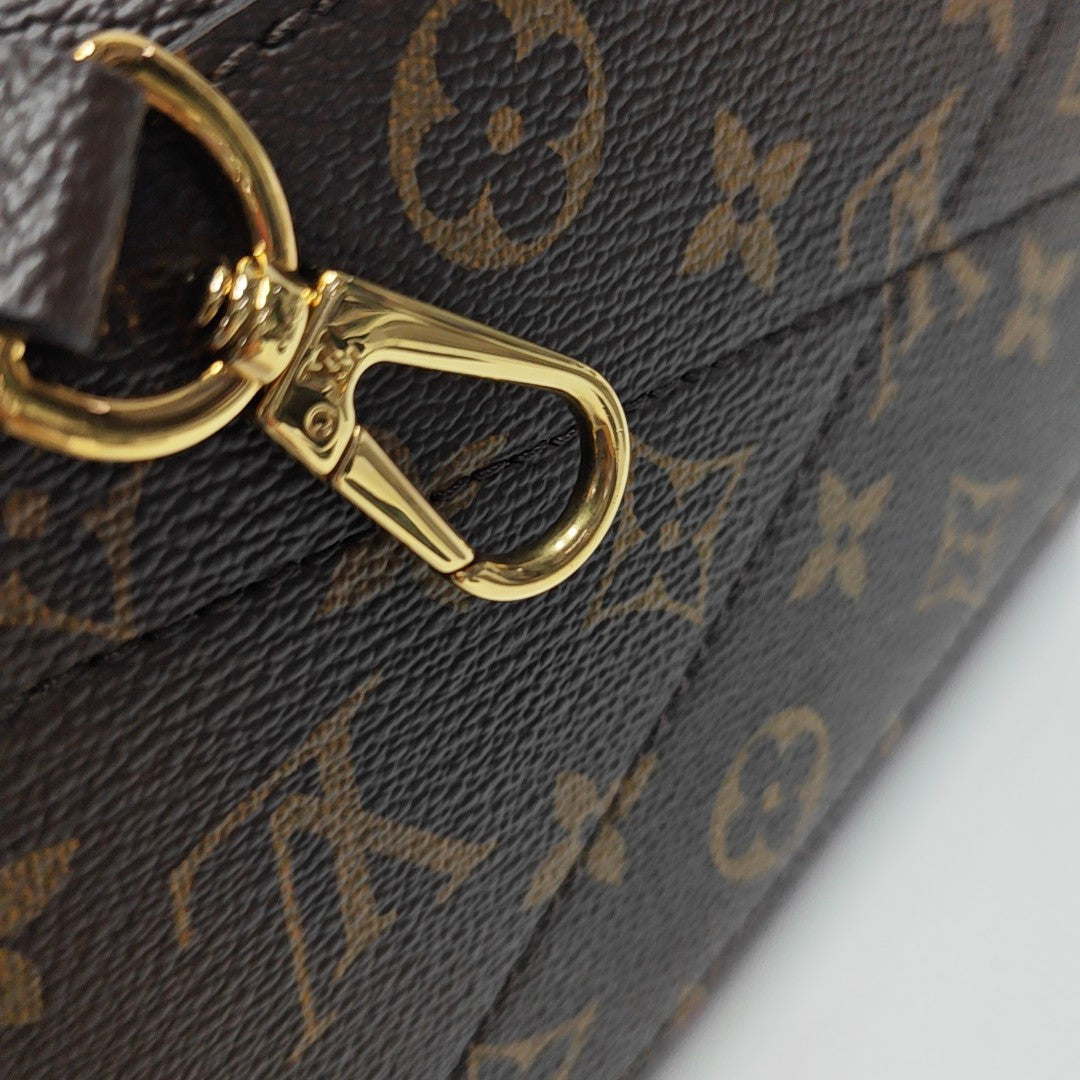 MONTAIGNE Monogram Coated Canvas Brown