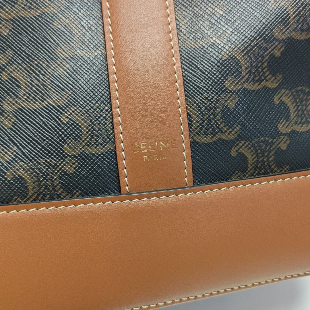 TRIOMPHE CANVAS Medium Coated Canvas Brown
