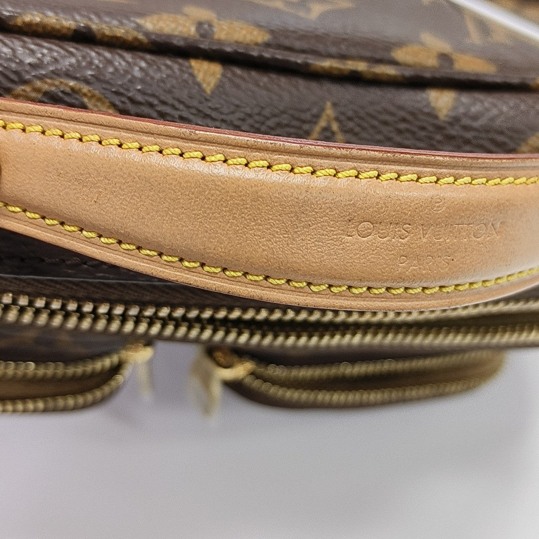 UTILITY Monogram Coated Canvas Brown