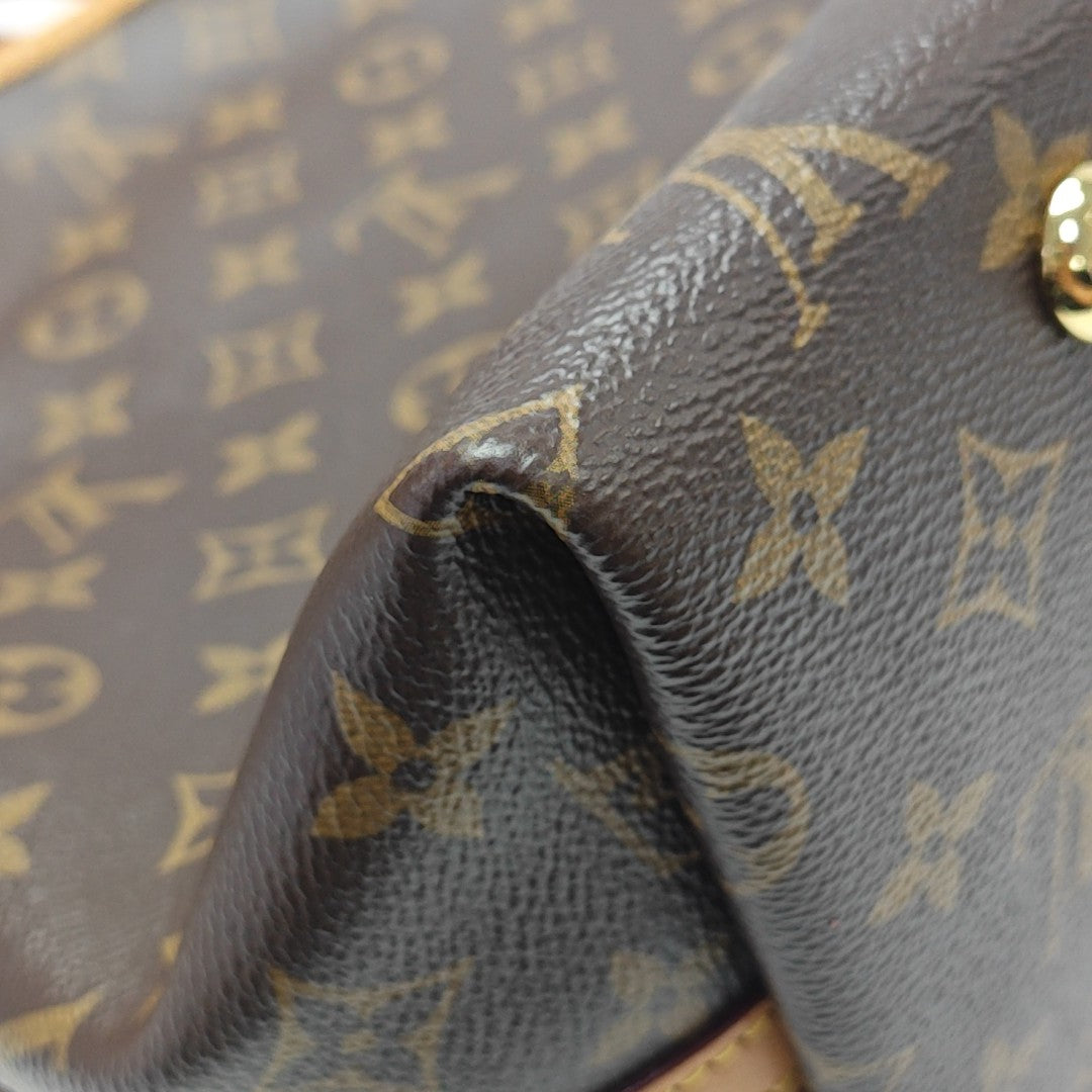 CARRYALL MM Monogram Coated Canvas Brown