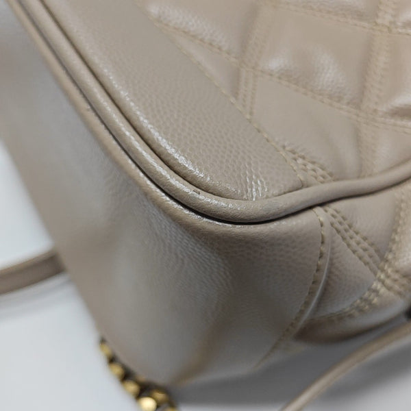 80'S VANITY Quilted Calfskin Beige
