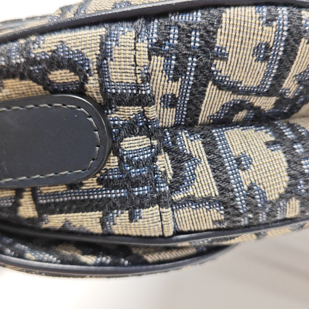 Saddle Mini Oblique Fabric Blue