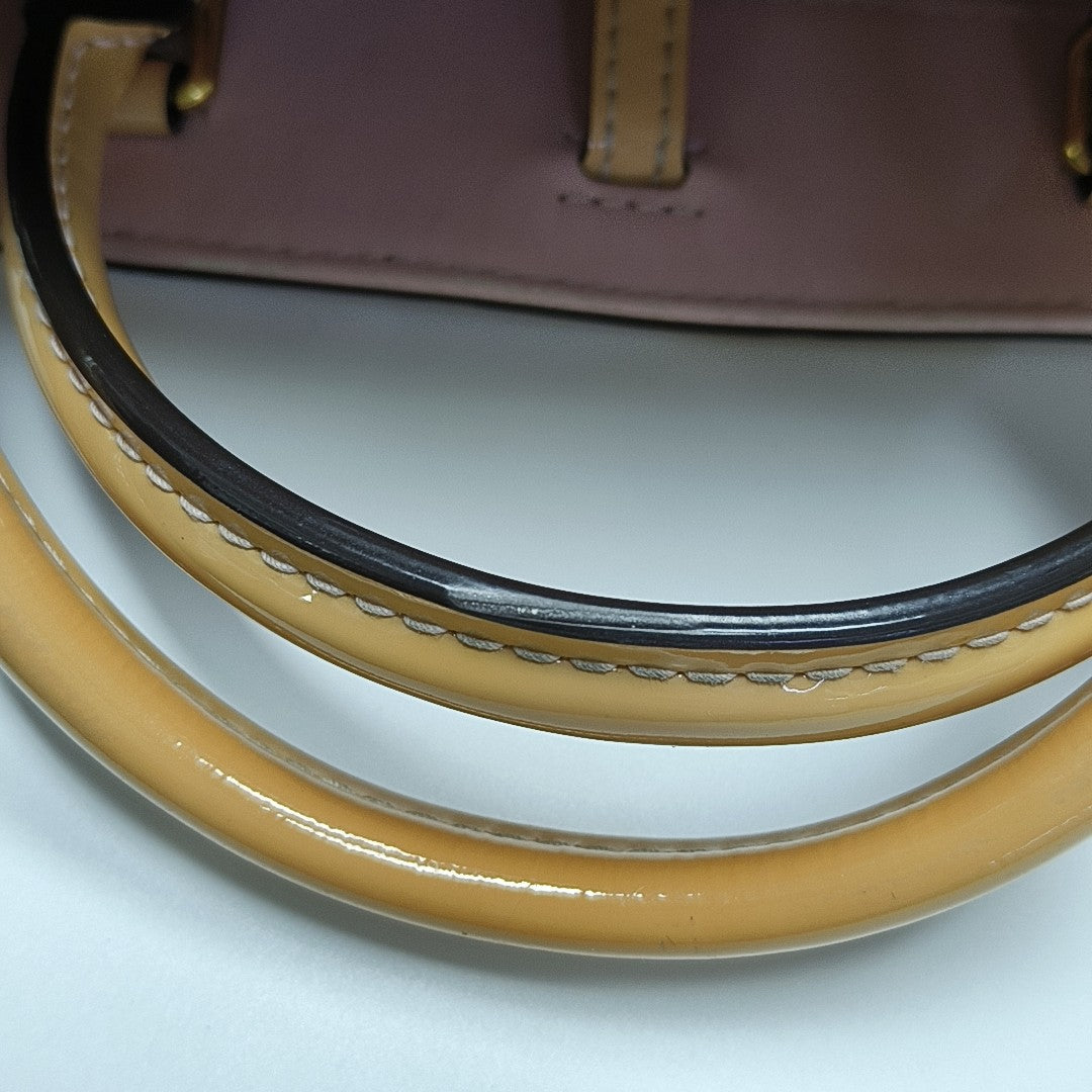 MONTAIGNE BB Monogram Patent Leather Yellow