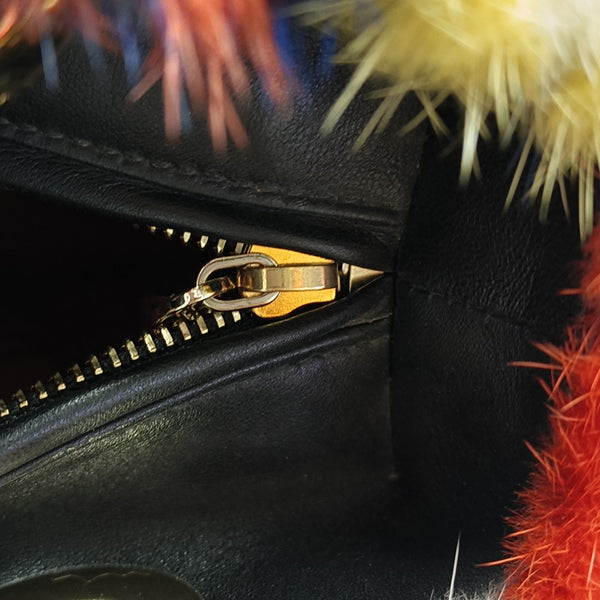 Lady Dior Medium Fur Multicolor