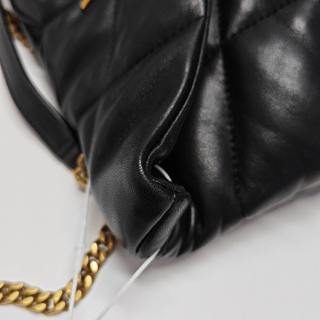 PUFFER Quilted Lambskin Black
