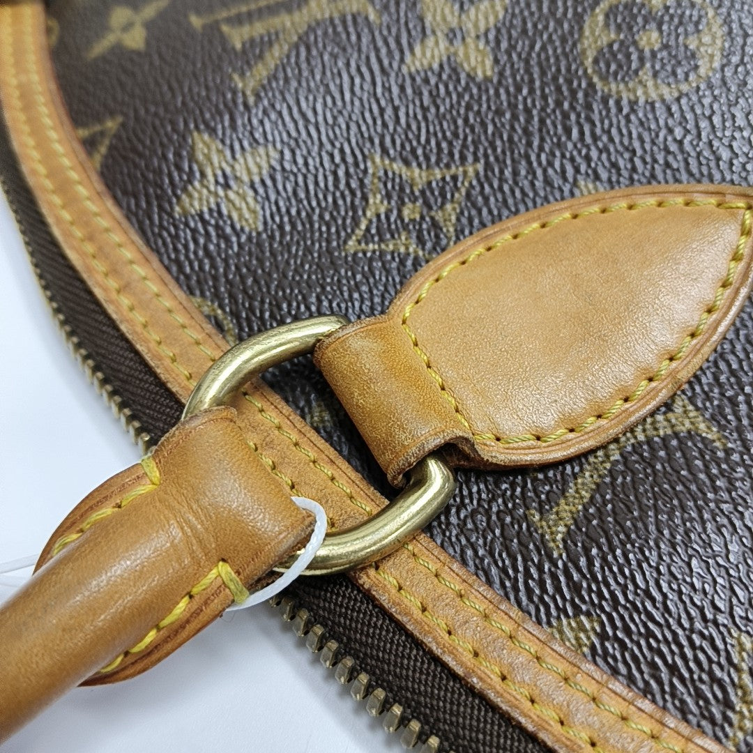 LOCKIT Monogram Coated Canvas Brown