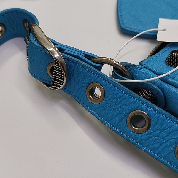 Le Cagole Mini Lambskin Blue