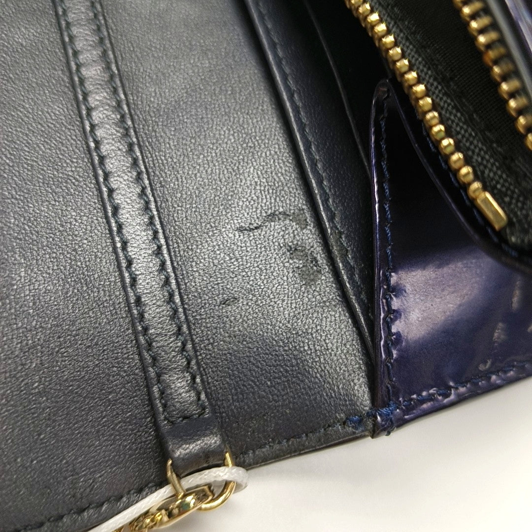 Authenticated pre-owned  Diorama Calfskin Blue - Shoulder Bag at Looply