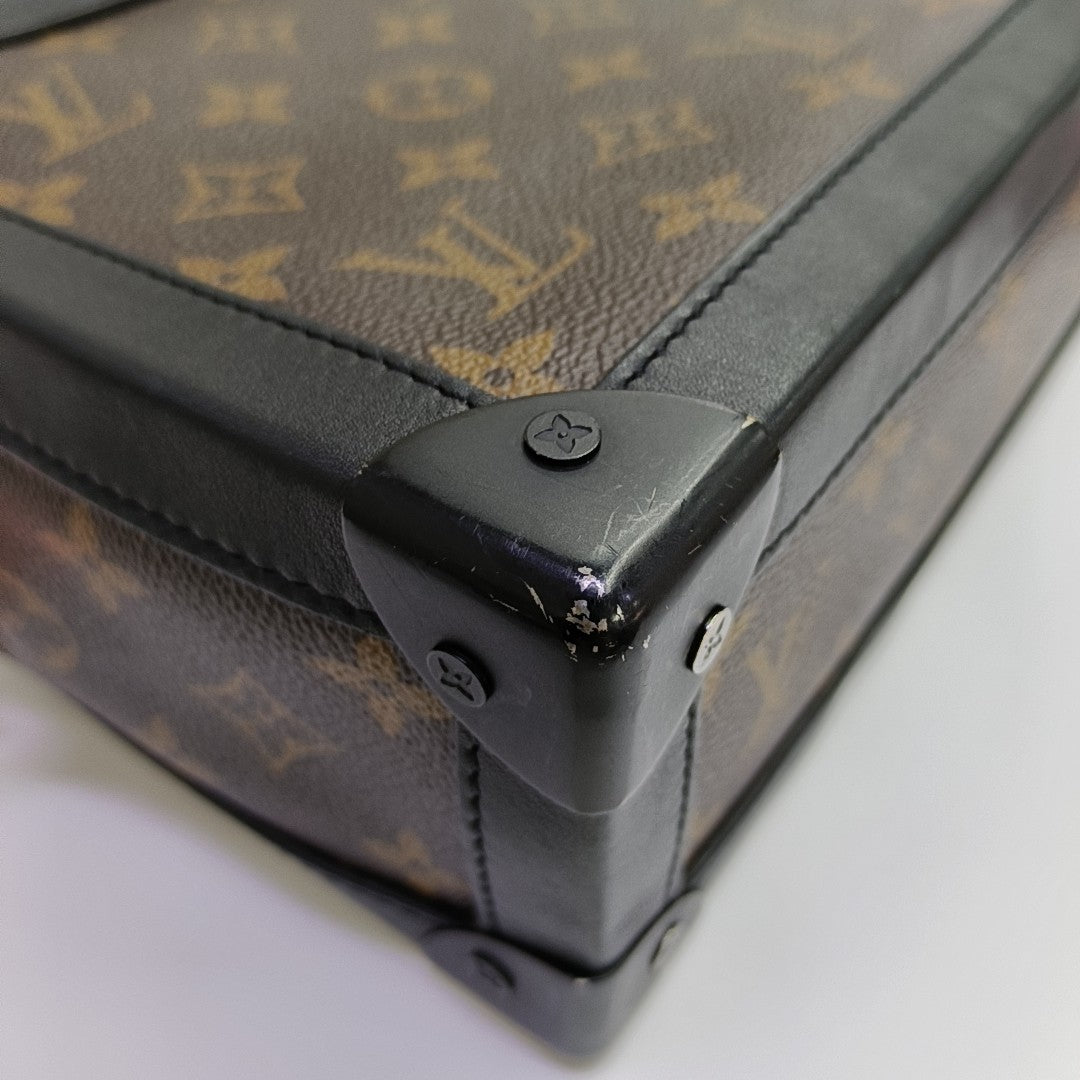 SOFT TRUNK Monogram Coated Canvas Brown