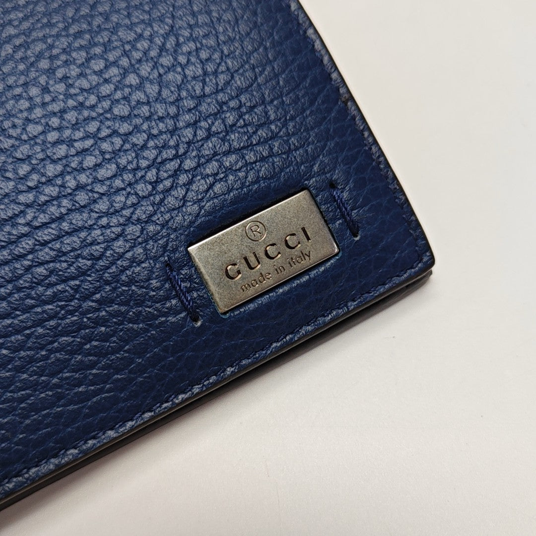 Calfskin Wallet Blue
