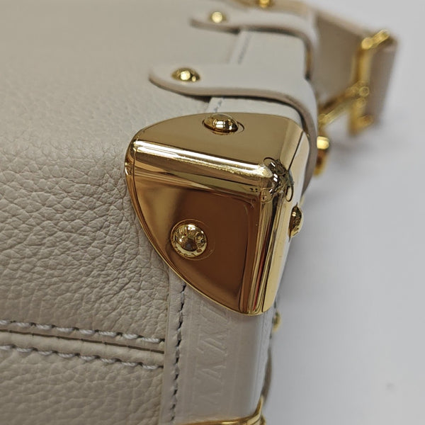 SIDE TRUNK PM Calfskin Beige