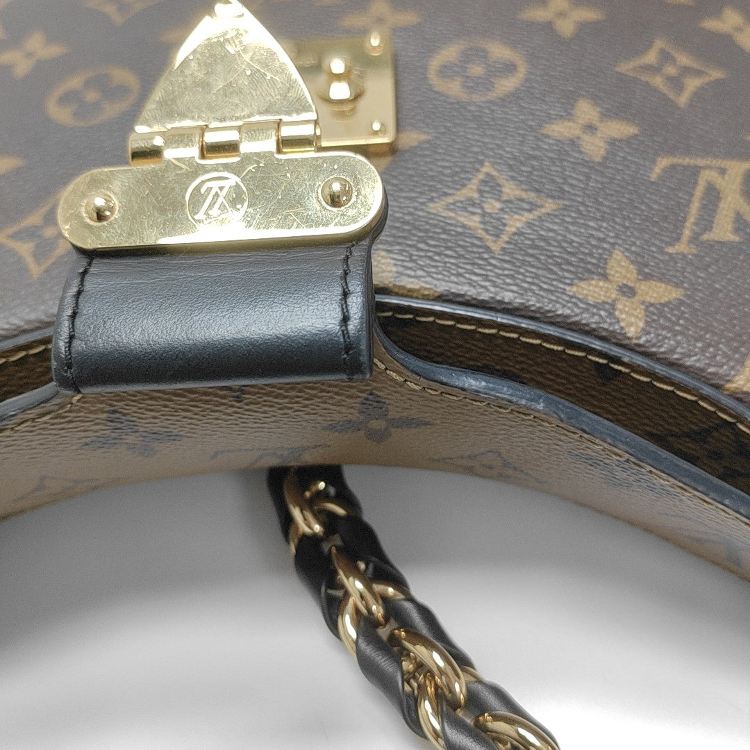 TWINNY Monogram Coated Canvas Brown