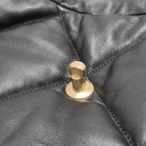 CHANEL 19 Maxi Quilted Lambskin Black