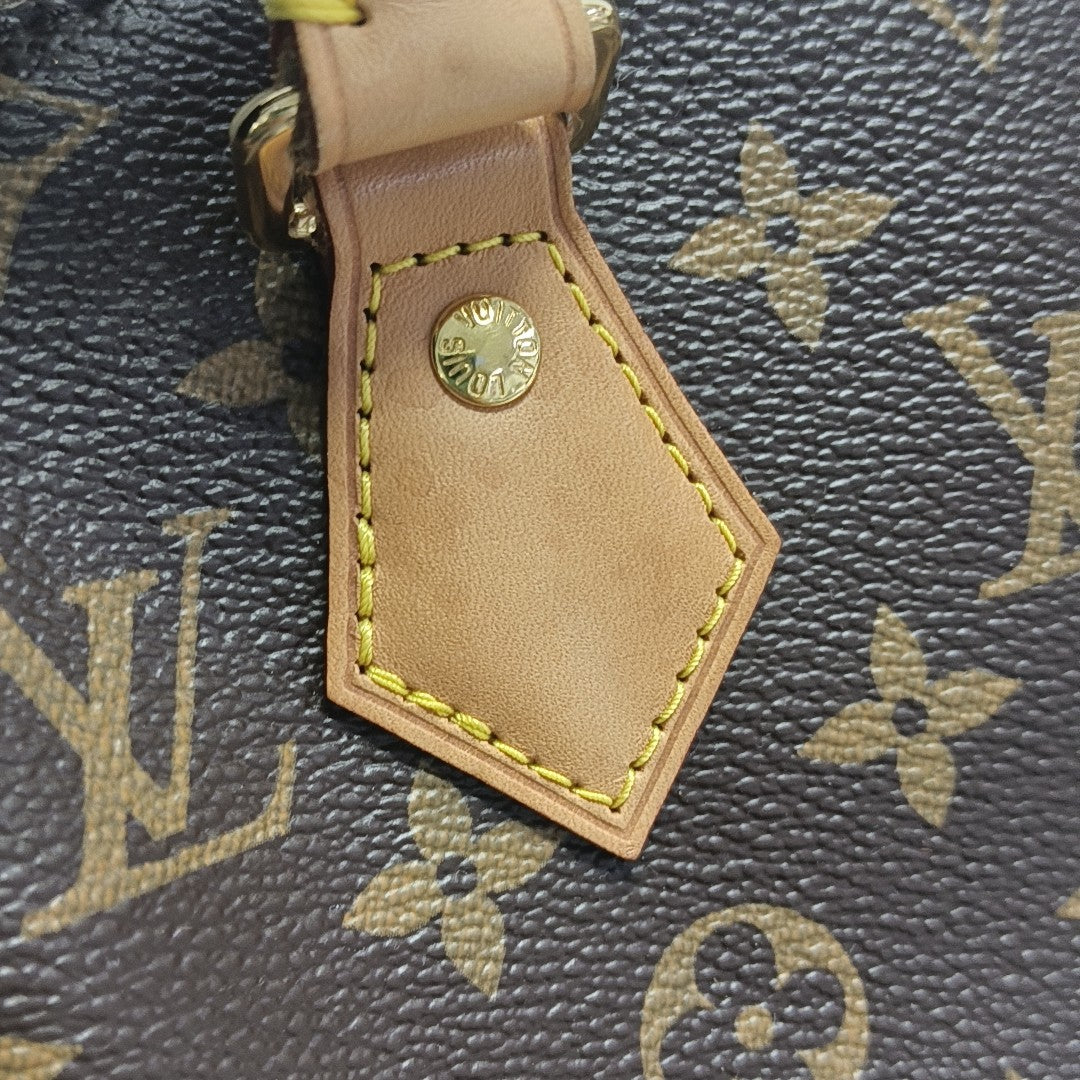 SPEEDY 20 Monogram Coated Canvas Brown
