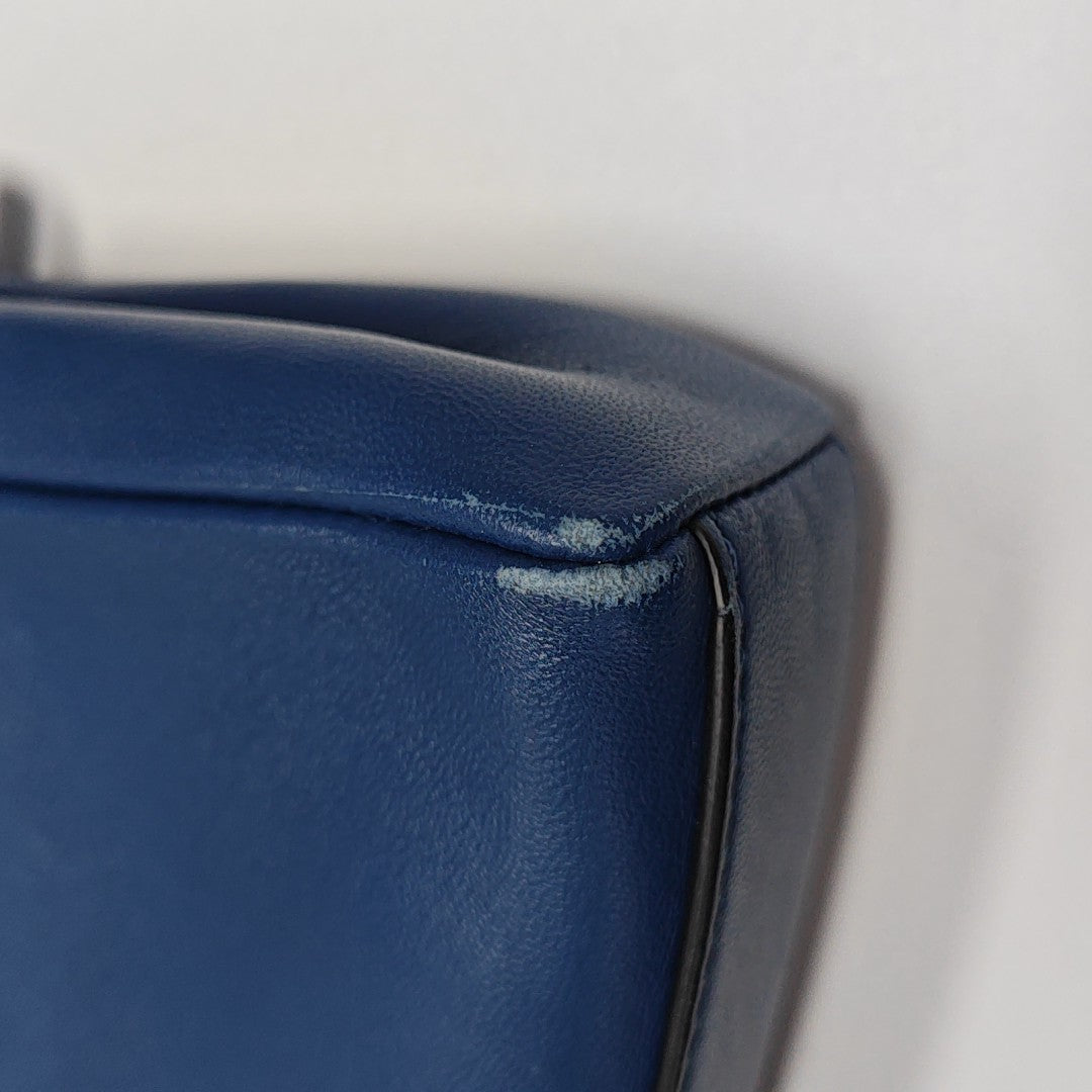 Peekaboo Mini Lambskin Blue