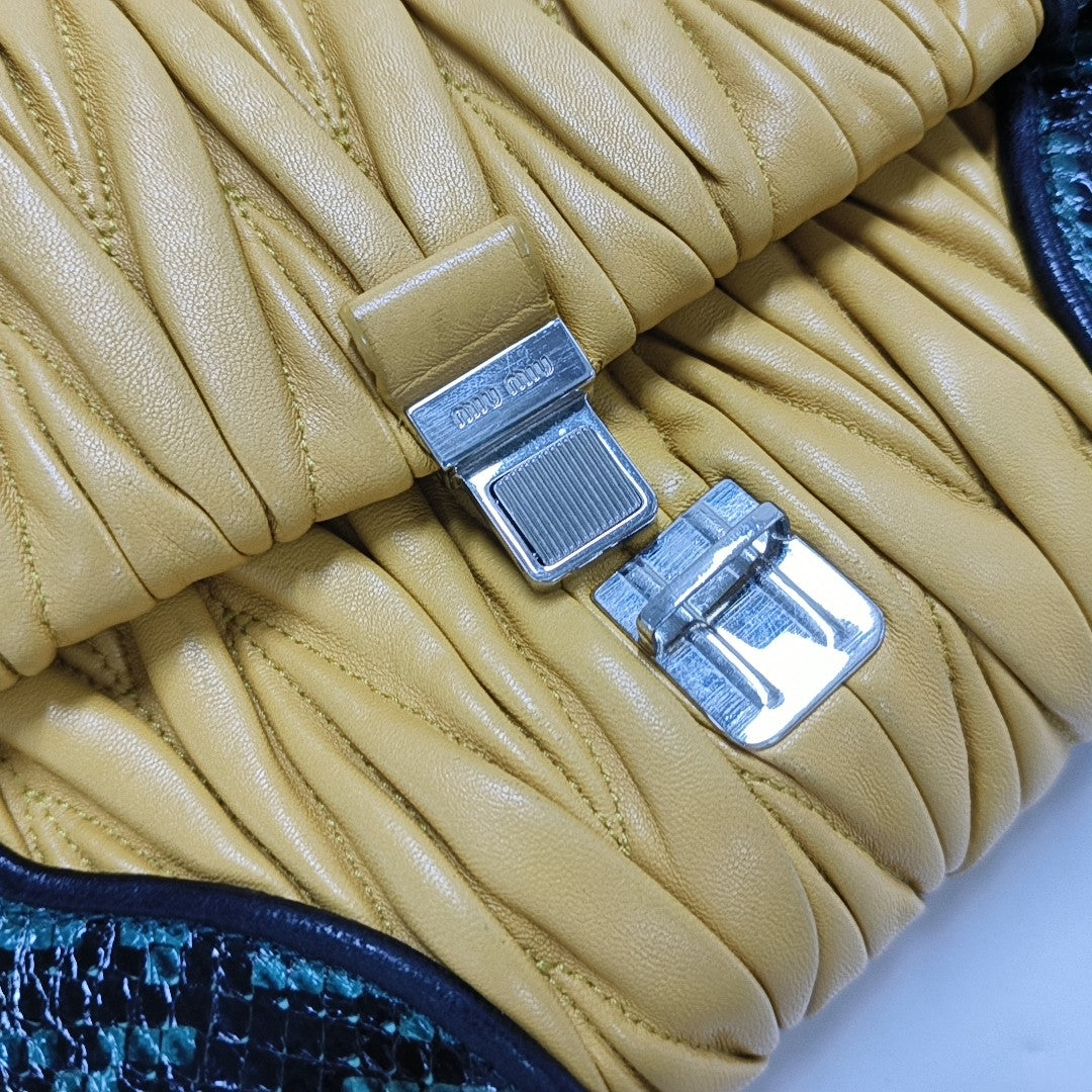 Quilted Lambskin Yellow