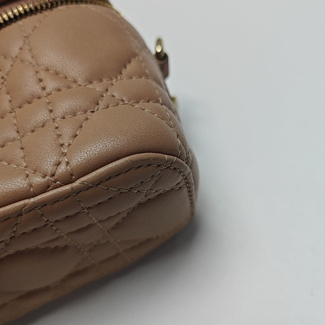 Lady Dior Super Mini Cannage Lambskin Pink