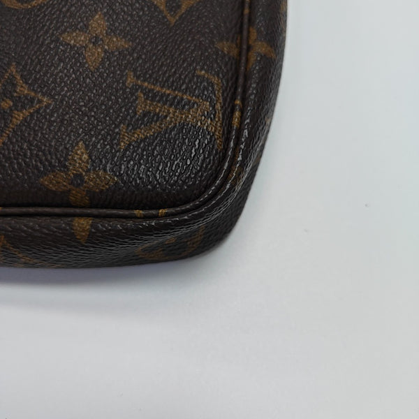 ACCESSOIRES Monogram Coated Canvas Brown