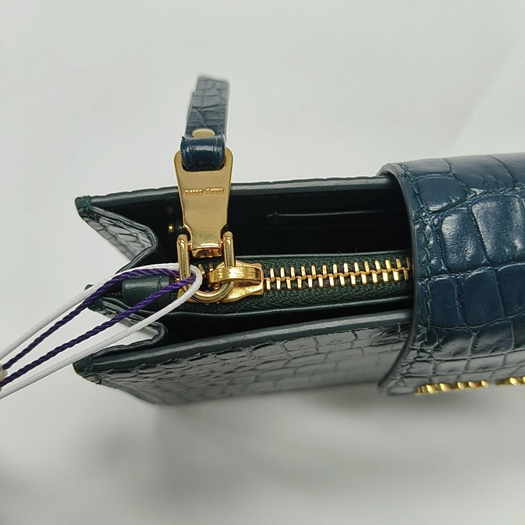 Calfskin Shoulder Bag Green