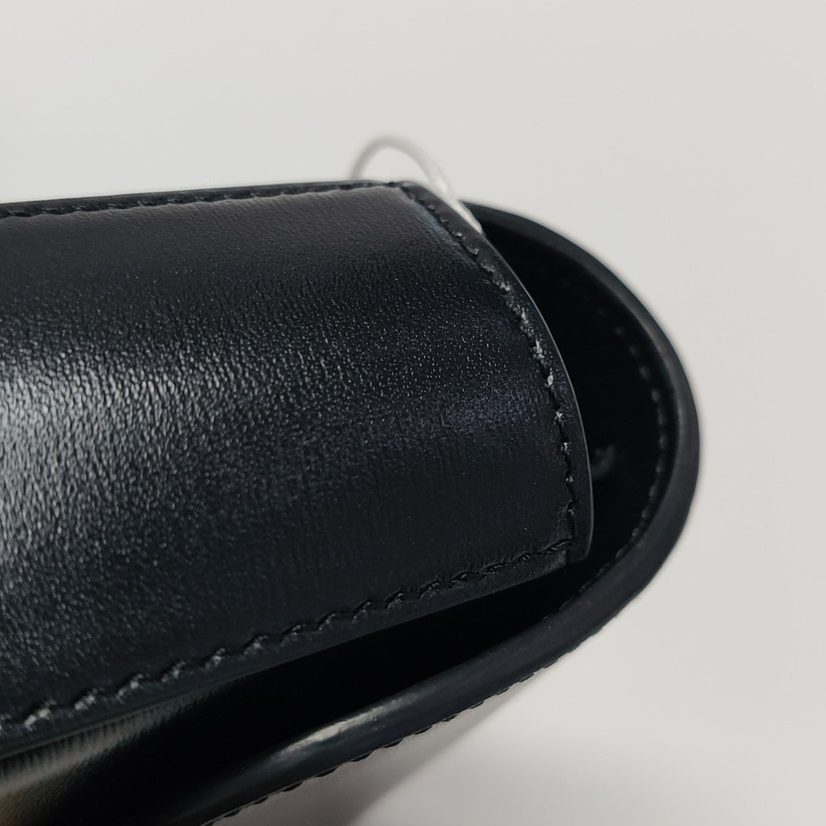 Authenticated pre-owned  TRIOMPHE Mini Calfskin Black - Shoulder Bag at Looply