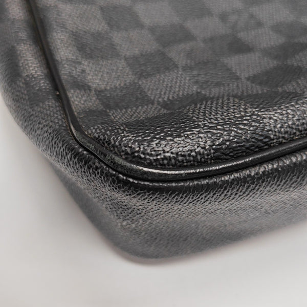 DANIEL Damier Graphite Coated Canvas Gray