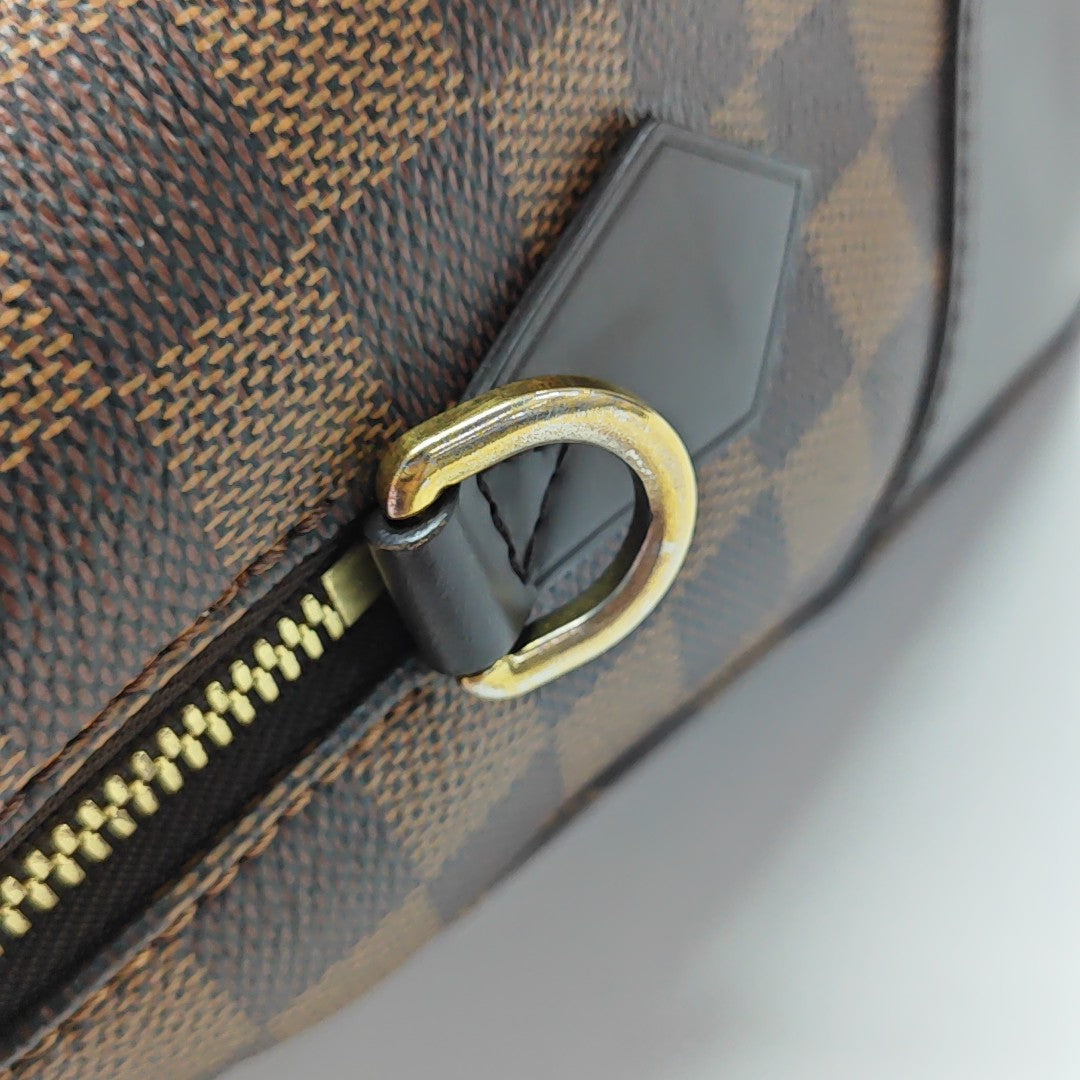 KENSINGTON BOWLING Damier Ebene Coated Canvas Brown
