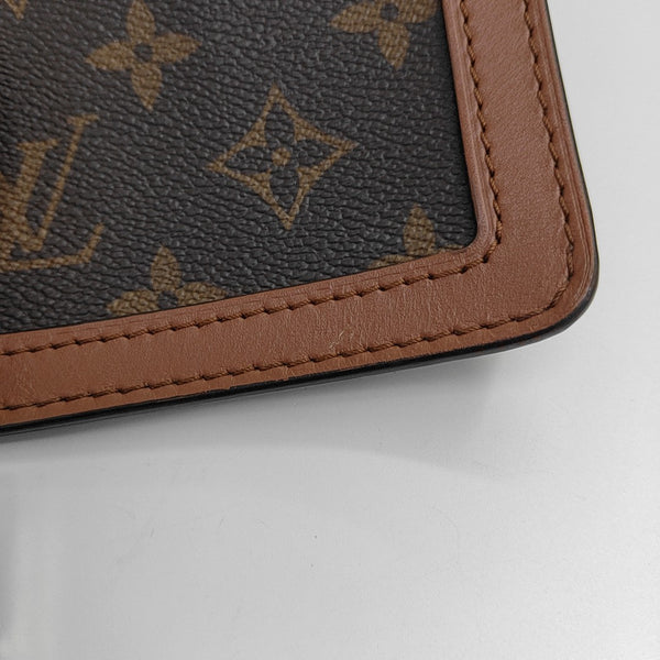 DAUPHINE MM Monogram Coated Canvas Brown