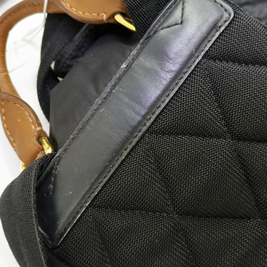 The Rucksack Medium Nylon Black