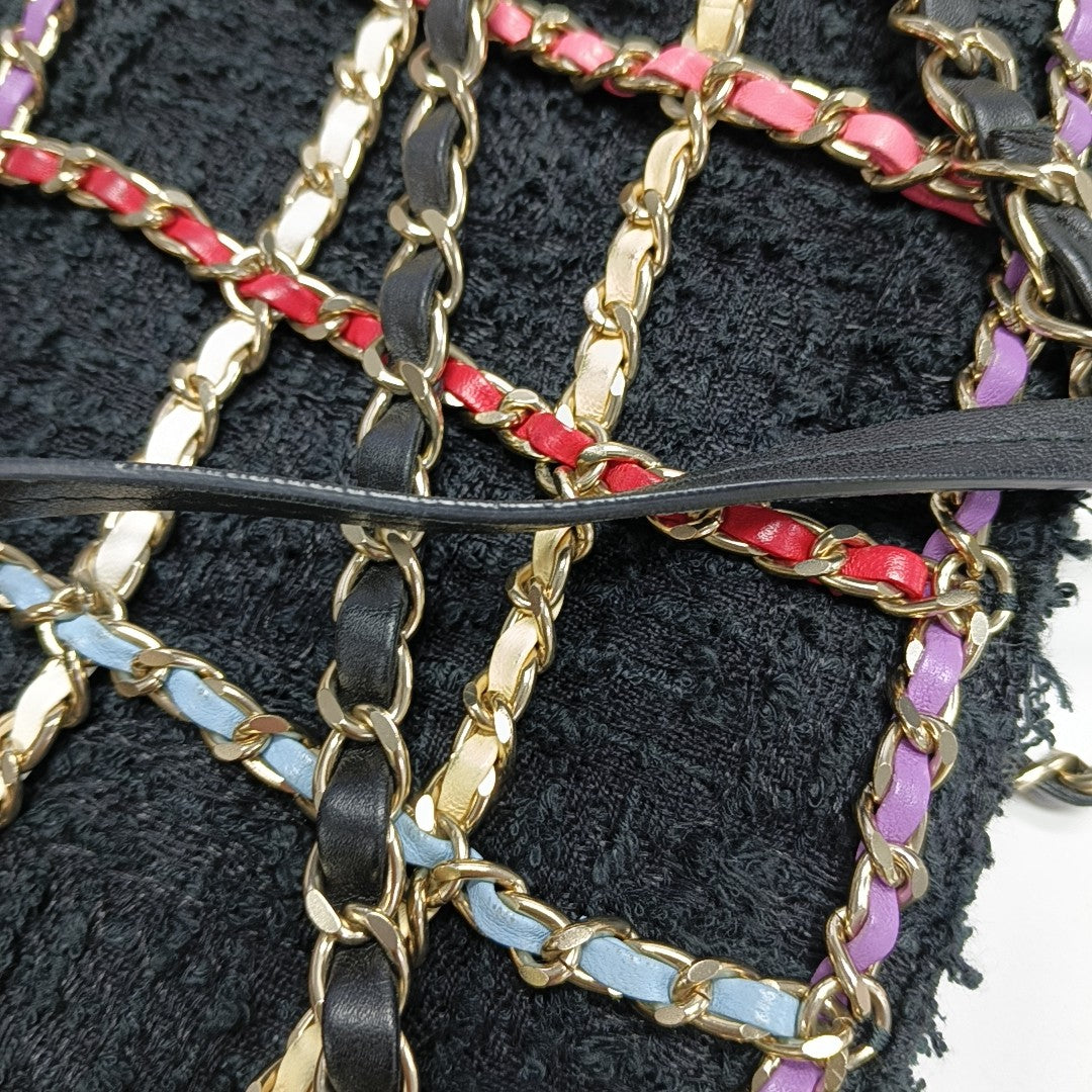 Fabric Top Handle Bag Black