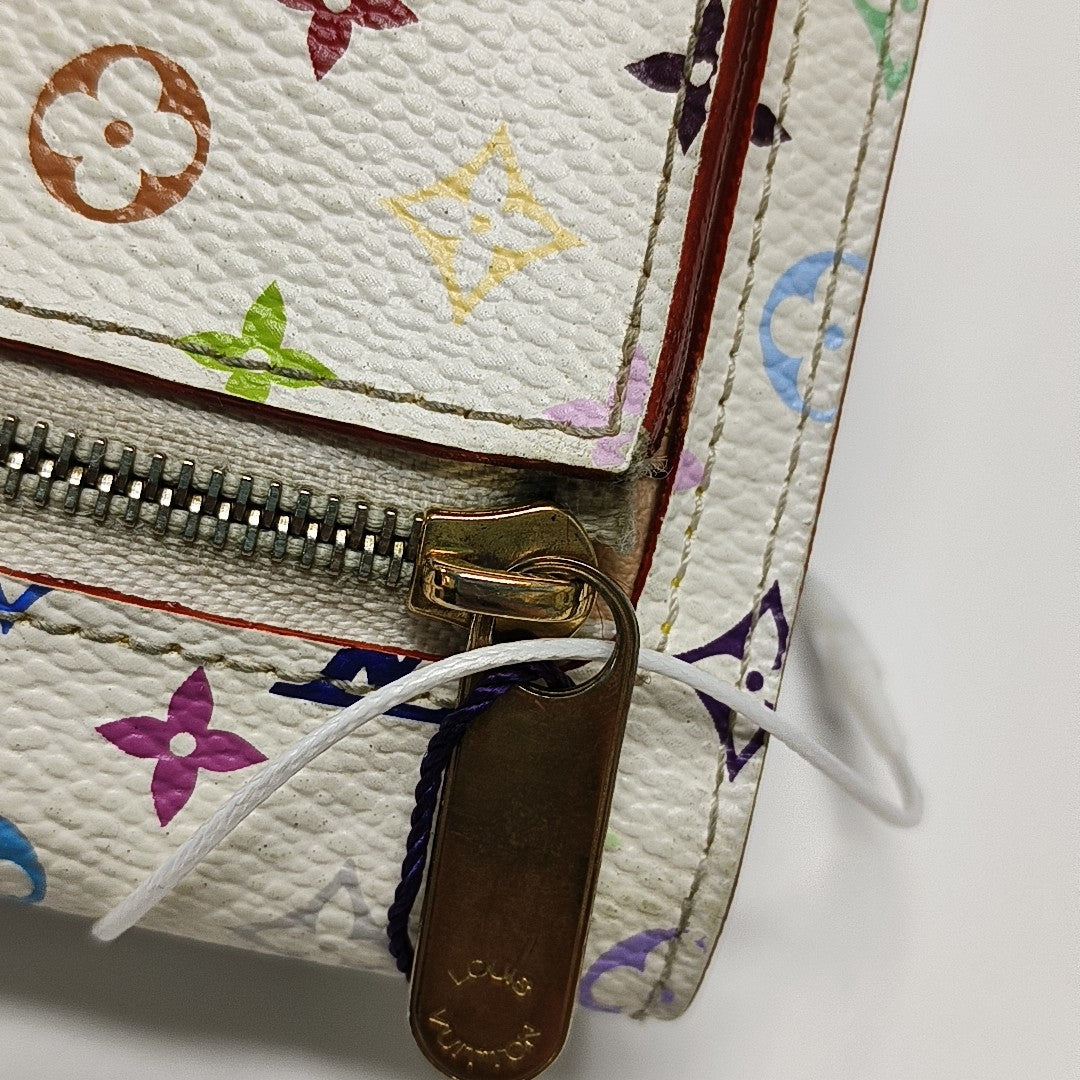 LV × TM KOALA Monogram Coated Canvas White Wallet