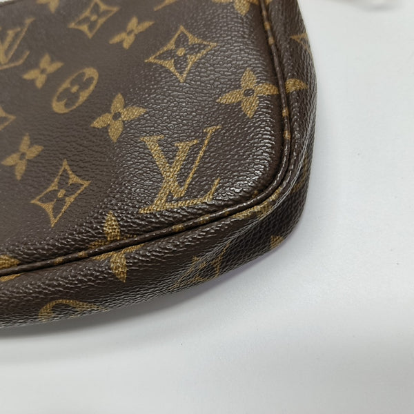 ACCESSOIRES Monogram Coated Canvas Brown