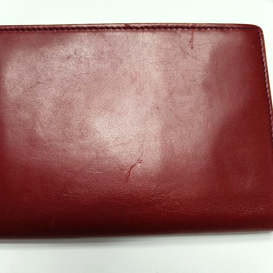 Authenticated pre-owned  Gancini Calfskin Red Wallet - Wallet at Looply