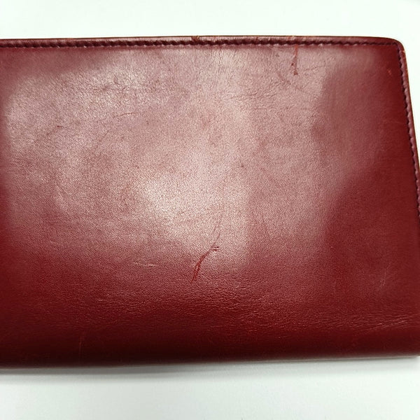 Authenticated pre-owned  Gancini Calfskin Red Wallet - Wallet at Looply