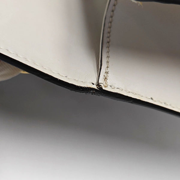 Sylvie Small Calfskin White