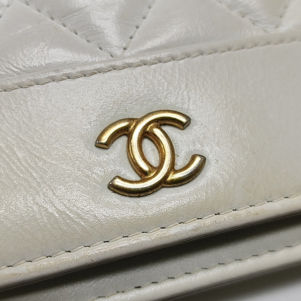 WOC Quilted Calfskin White