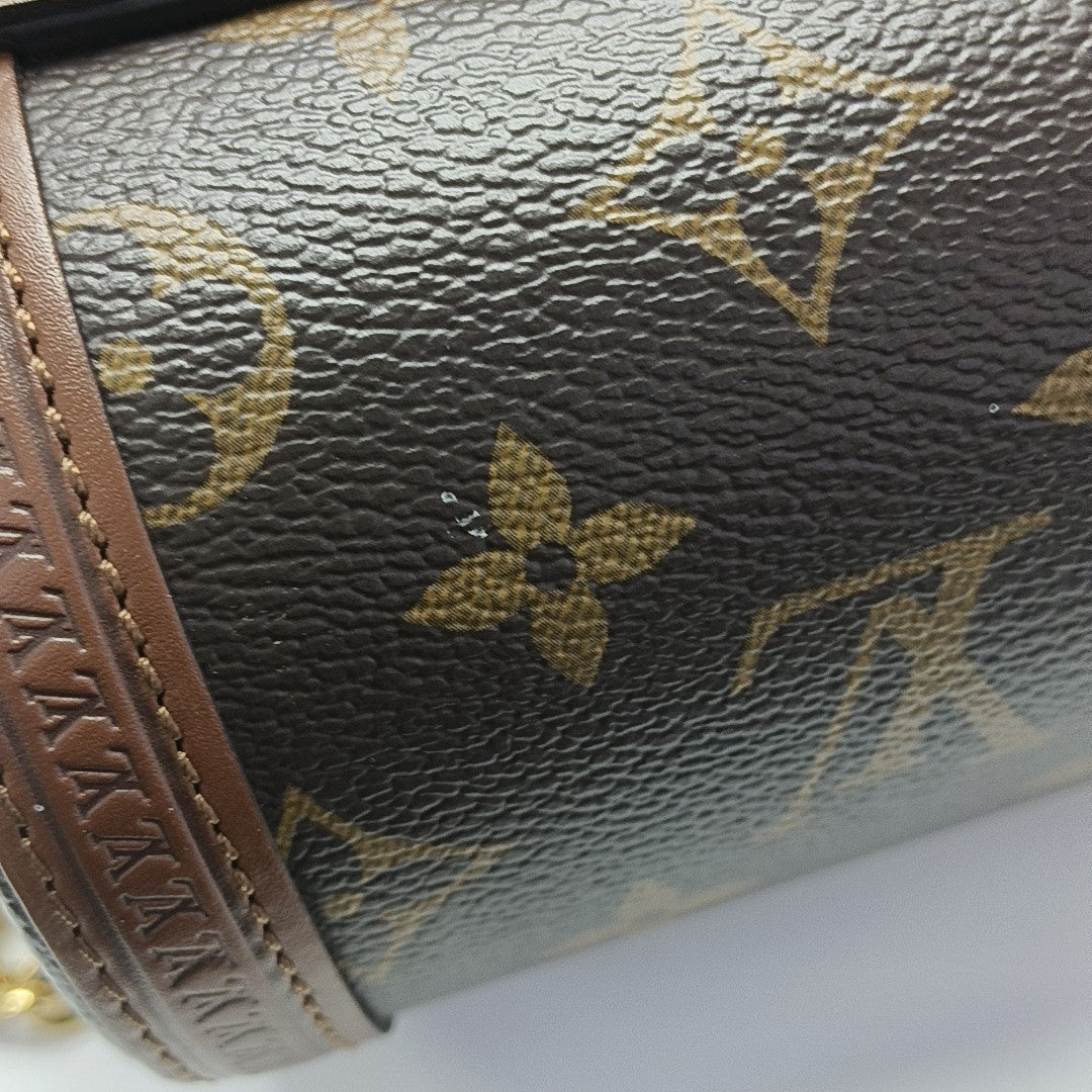 PAPILLON 19 Monogram Coated Canvas Brown