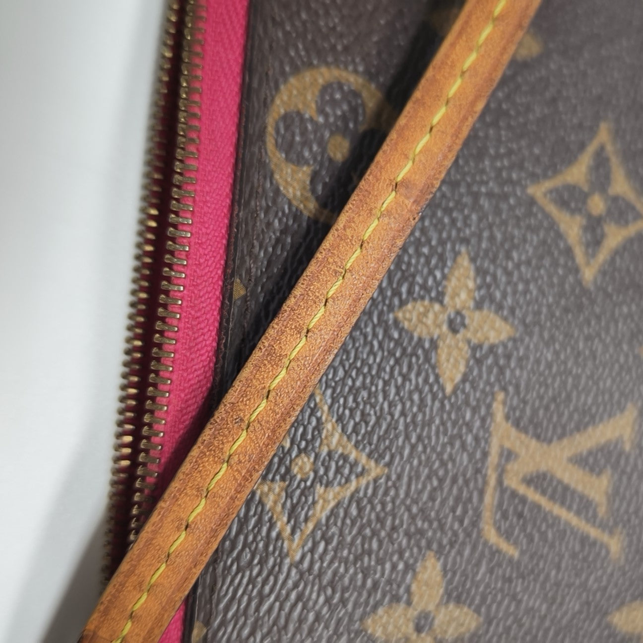 NEVERFULL BB Monogram Coated Canvas Brown