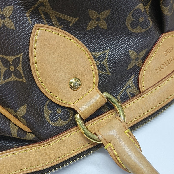 TIVOLI PM Monogram Coated Canvas Brown