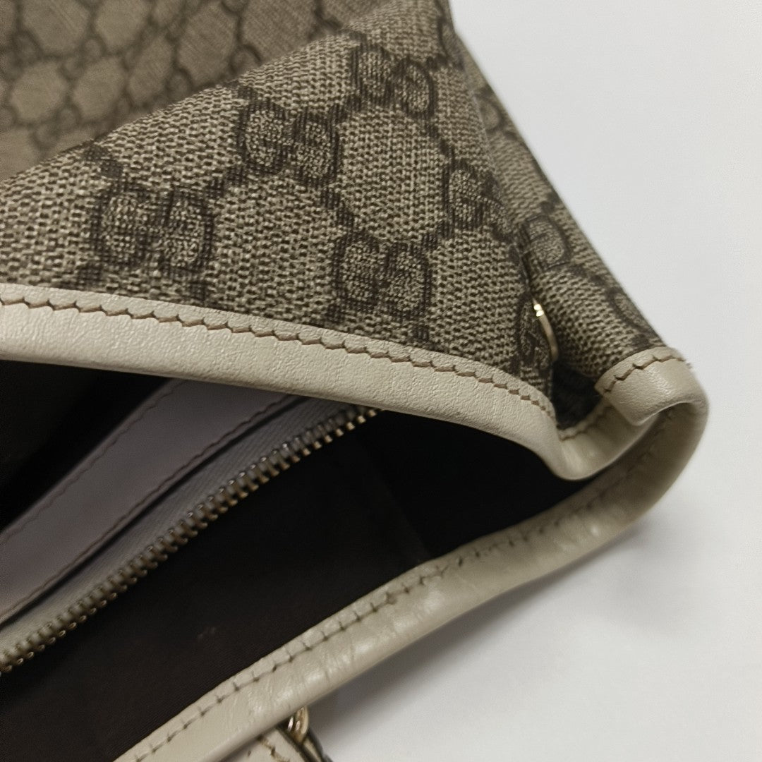 Monogram Coated Canvas Top Handle Bag Black