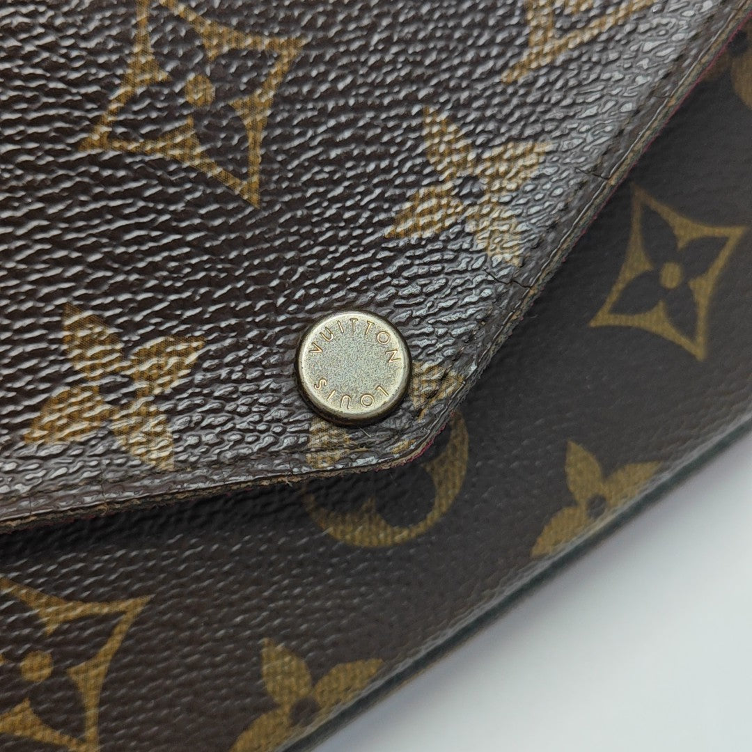 FÉLICIE Monogram Coated Canvas Brown