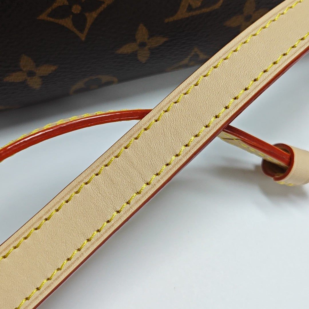 GRAND SAC Monogram Coated Canvas Brown