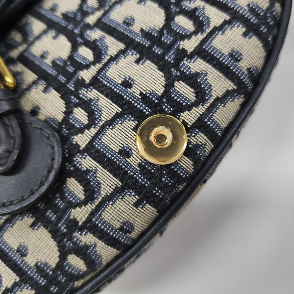 Bobby Small Oblique Canvas Blue