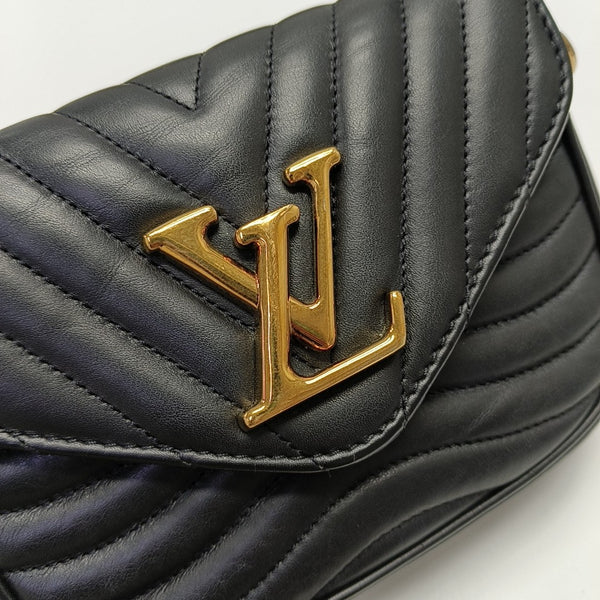 NEW WAVE Quilted Calfskin Black